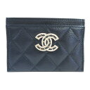 ≪Brand new≫ CHANEL CARD CASE NAVY AP2737 ≪ 新品 ≫ シャネル パスケース カードケース AP2737 B08043 ...