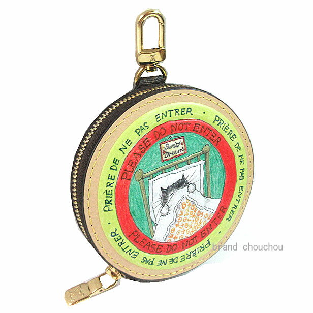 ≪新品≫ルイヴィトン スリッピー コインパース 財布 M15140 キャット チャーム チェーン付 ≪Brand new≫ LOUIS VUITTON Louis Vuitton Slippy Coin Purse Wallet M15140 with Cat Charm and Chain