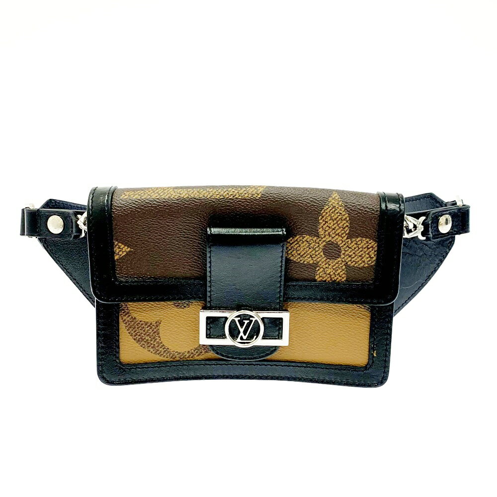 【中古】LOUIS VUITTON ルイ・ヴィトン M67696 モノグラムジャイアント リバース バムバッグ・ドーフィーヌ ウエストバッグ 153334 ウエストバッグ