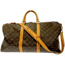 【中古】LOUIS VUITTON ルイ・ヴィトン M41416 モノグラム PVC キーポル バンドリエール50 ボストンバッグ ブラウン 172809 ボストンバッグ