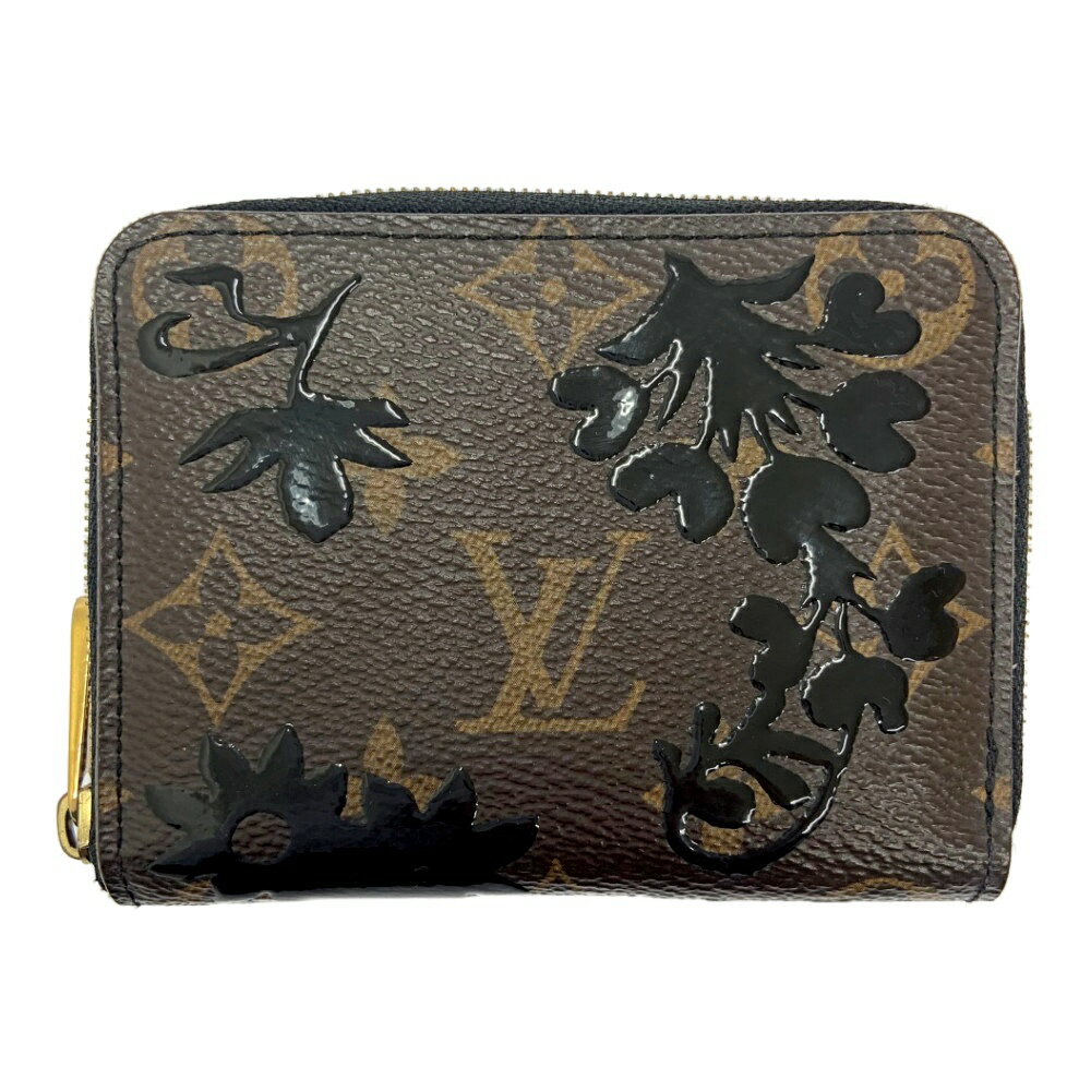 【中古】LOUIS VUITTON ルイ・ヴィトン M62547 モノグラム ブロッサム PVC ジッピーコインパース フローラルプリント ブラウン 204137 コインケース