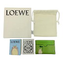  LOEWE ロエベ レザー ジブリコラボ カードケース レディース グリーン 208966 カードケース