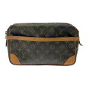 【中古】【ジャンク】 LOUIS VUITTON ルイ・ヴィトン M51845 モノグラム PVC コンピエーニュ28 セカンドバッグ ブラウン 258677 セカンドバッグ