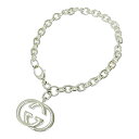 【中古】【箱付き】 GUCCI グッチ シルバー インターロッキングG ブレスレット 21.1g 925刻印 274645 ブレスレット