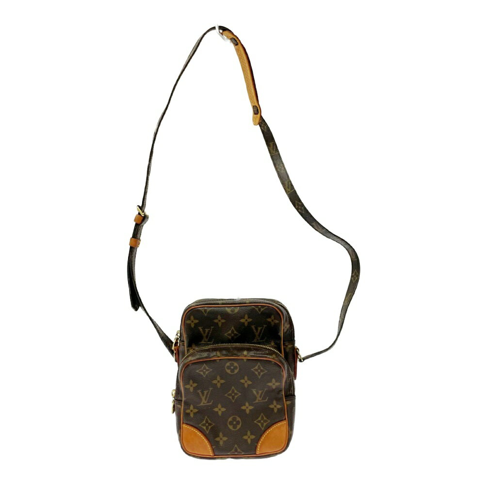 【中古】【ジャンク】 LOUIS VUITTON ルイ・ヴィトン M45236 モノグラム PVC アマゾン ショルダーバッグ ブラウン 280819 ショルダーバッグ