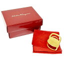 【中古】【箱付き】 Salvatore Ferragamo サルヴァトーレフェラガモ GP ヴァラ スカーフリング レディース 288183 スカーフリング