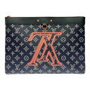 【中古】LOUIS VUITTON ルイ・ヴィトン M62905 モノグラムインク PVC ポシェット・アポロ ネイビー 359655 セカンドバッグ