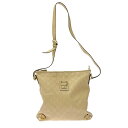 【中古】GUCCI グッチ 131326・506631 レザー GG柄 ショルダーバッグ ベージュ 391149 ショルダーバッグ
