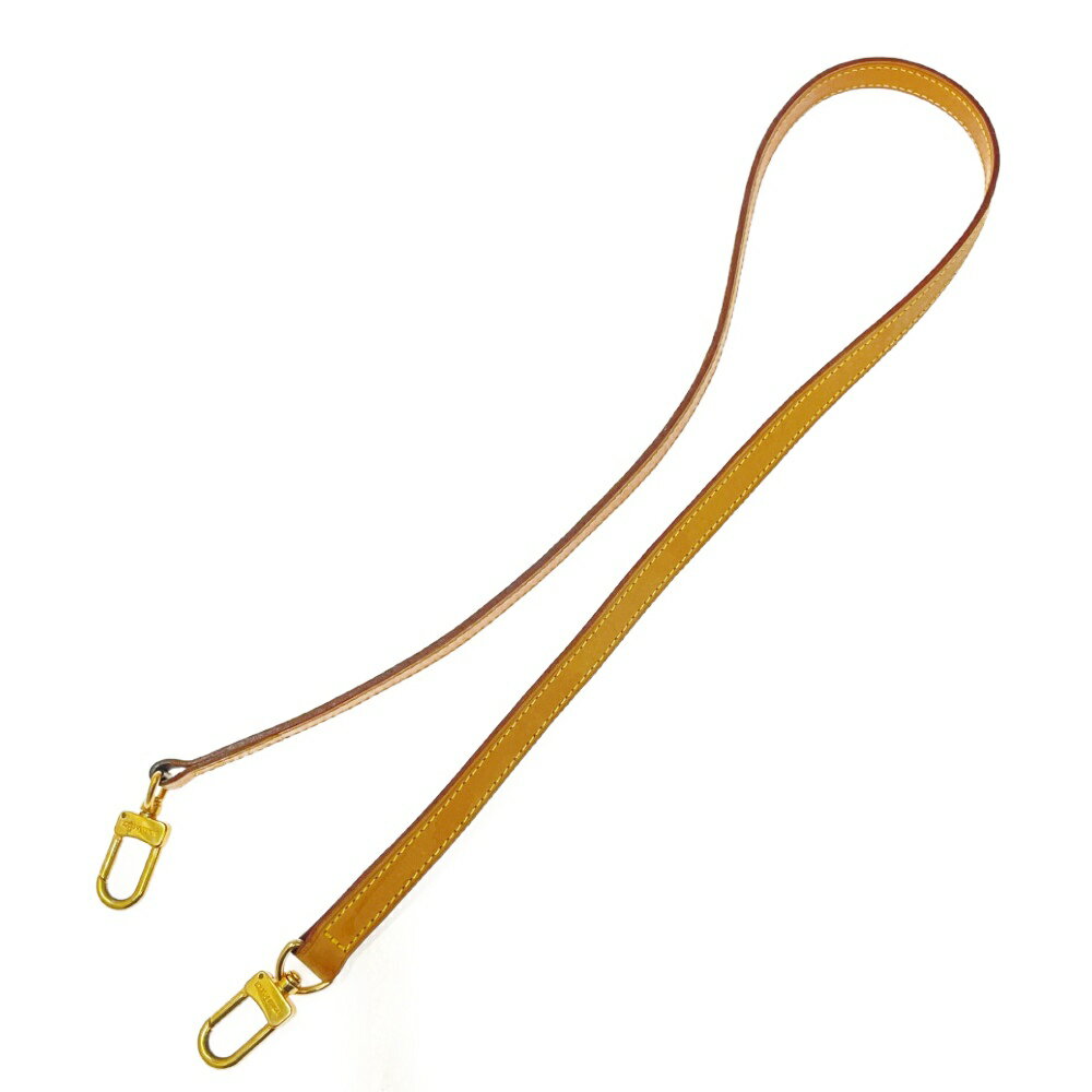 【中古】LOUIS VUITTON ルイ・ヴィトン レザー ショルダーストラップ ブラウン 399614