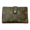 【中古】【箱付き】 LOUIS VUITTON ルイ・ヴィトン M61663 モノグラム PVC ポルトモネ ビエヴィエノワ ブラウン 405922 二つ折り財...