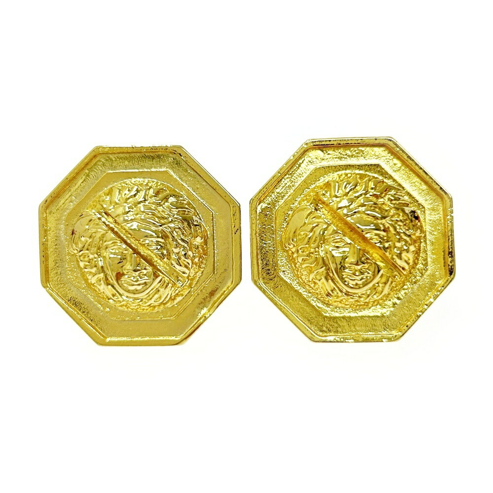 Rhodolite - 【中古】【箱付き】 Gianni Versace ジャンニ・ヴェルサーチ GP メデューサ イヤリング レディース ゴールド 403998 イヤリング