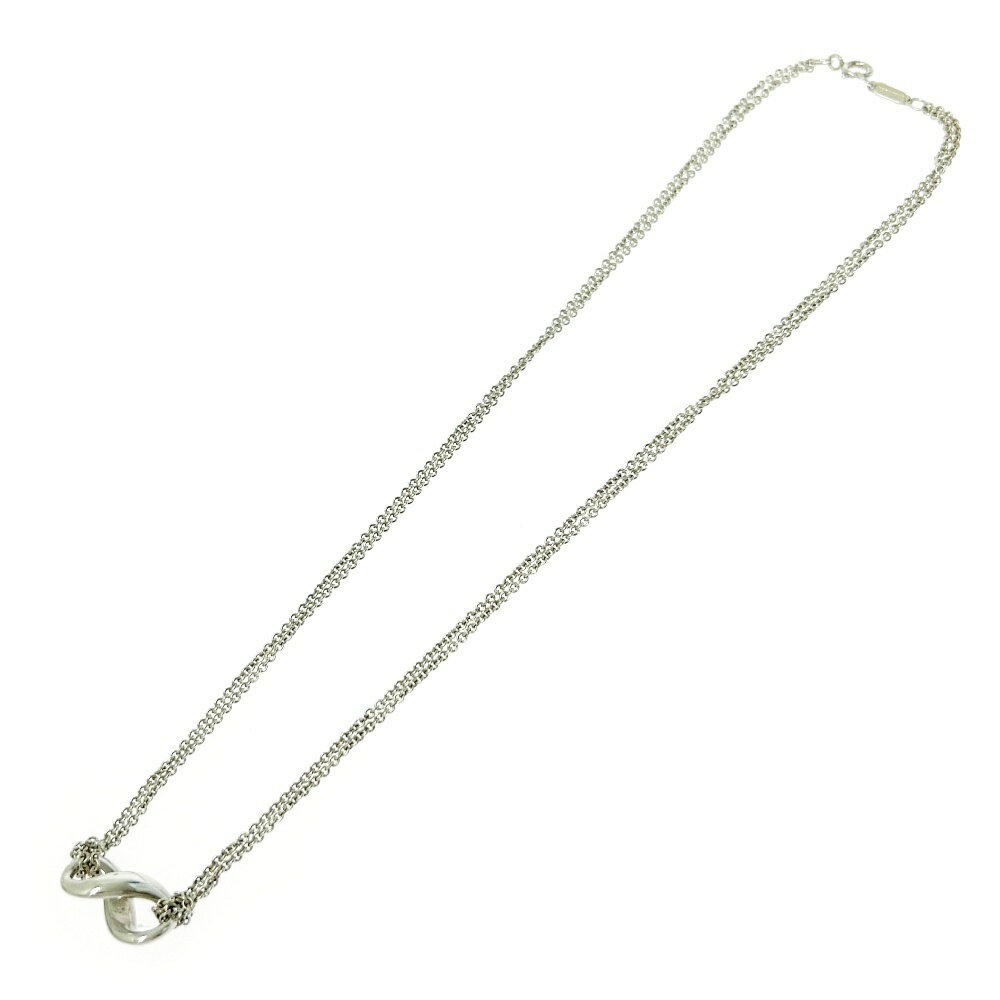 【中古】TIFFANY&Co. ティファニー シルバー インフィニティ ネックレス 7.5g 925刻印 404788 ネックレス
