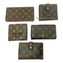 【中古】【ジャンク品含む】 LOUIS VUITTON ルイ・ヴィトン モノグラム PVC 財布5点セット ブラウン 414881 長財布