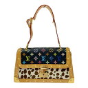 【中古】LOUIS VUITTON ルイ・ヴィトン M92825 マルチカラー PVC ハラコ サック ダルメシアン ショルダーバッグ 449533 ショルダーバッグ(4)