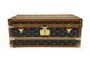 【未使用】GOYARD ゴヤール 352 コフレ トランク トラベルバッグ 352STHPMLTY01CL01P ゴールド金具 ブラック ブラウン