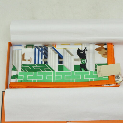 展示未使用 HERMES エルメス ガヴロッシュ 45 ホースクラブ・デタイユ スカーフ シルク100% 【中古品】 24-071621 展示未使用 HERMES エルメス ガヴロッシュ 45 ホースクラブ・デタイユ スカーフ シルク100% 【中古品】 24-071621