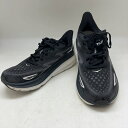 HOKA ONE ONE ホカ オネオネ 1127895 ランニングシューズ CLIFTON 9 クリフトン 9 ブラック×ホワイト 27.0cm メンズ ロー...