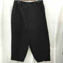 Ground-Y Yohji Yamamoto グラウンドワイ ヨウジヤマモト GG-P19-300 リネン サルエルパンツ サイズ3 ブラック【中古品】 25...