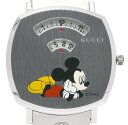 送料無料！★箱保付！極美品！GUCCI グッチ ディズニー×グッチ グリップウォッチ YA157419 クォーツ メンズ★