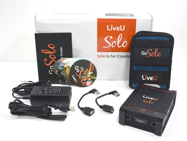 ★元箱付！LiveU solo HDMI LU-SOLO-HDMI-J ライブ配信機 ワイヤレスライブ ビデオストリーミング オーディオエンコーダー 美品！★