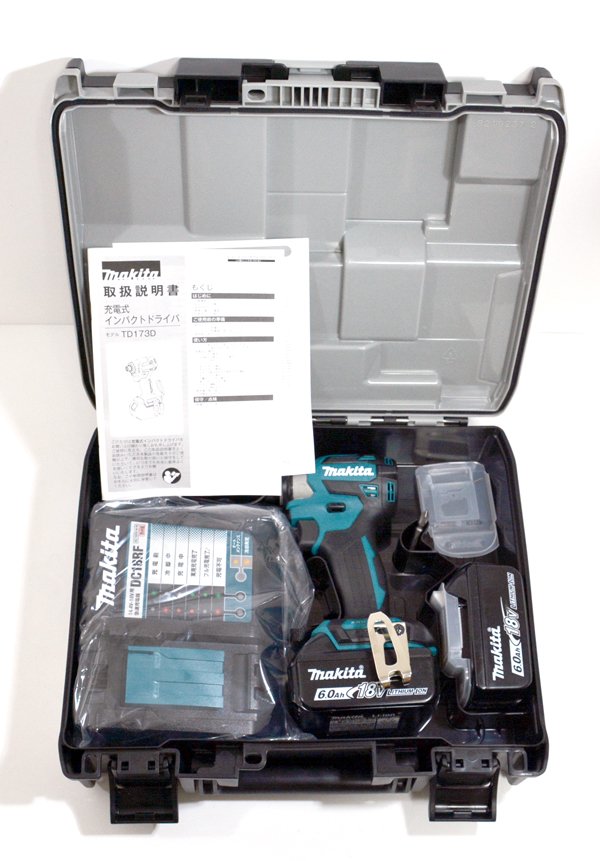 ★新品！未使用！Makita マキタ 充電式インパクトドライバ TD173DRGX ブルー★