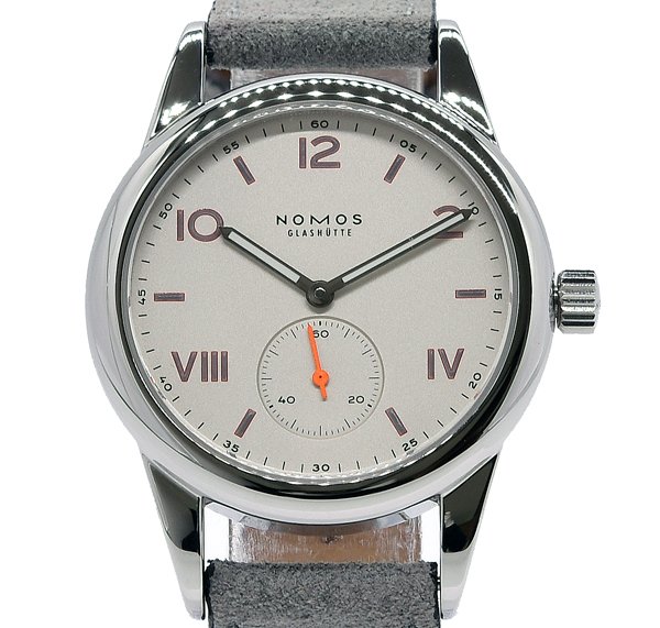 送料無料！★保証書付！美品！NOMOS ノモス クラブ キャンパス CL1A1W2CP 手巻き メンズ★