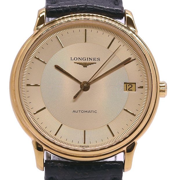 送料無料！★LONGINES ロンジン グランドクラシック L4.678.2 ゴールド 自動巻き メンズ★