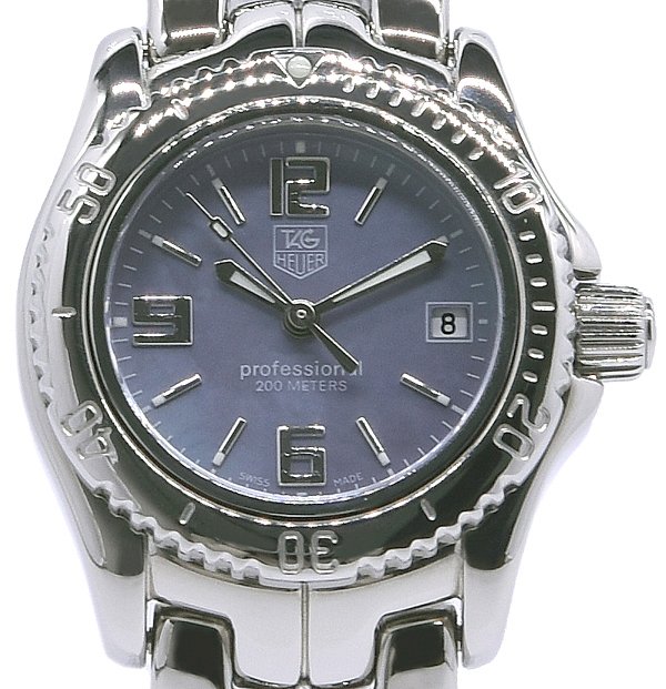 タグホイヤー 送料無料！★ギャラ付！美品！TAG HEUER タグホイヤー プロフェッショナル デイト WT141B.BA0561 クォーツ レディース★