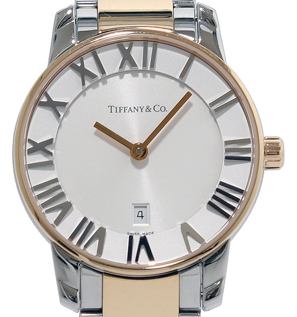 送料無料!★良品!TIFFANY&Co ティファニー AtlasDome アトラスドーム Z1830.11.15A21A00A クオーツ レディース★