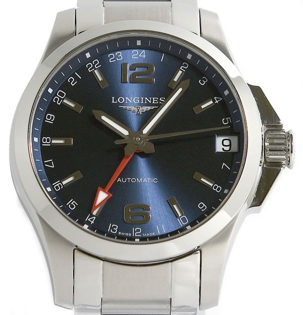★ギャラ付!美品!LONGINES ロンジン コンクエスト L3.687.4 自動巻き メンズ★