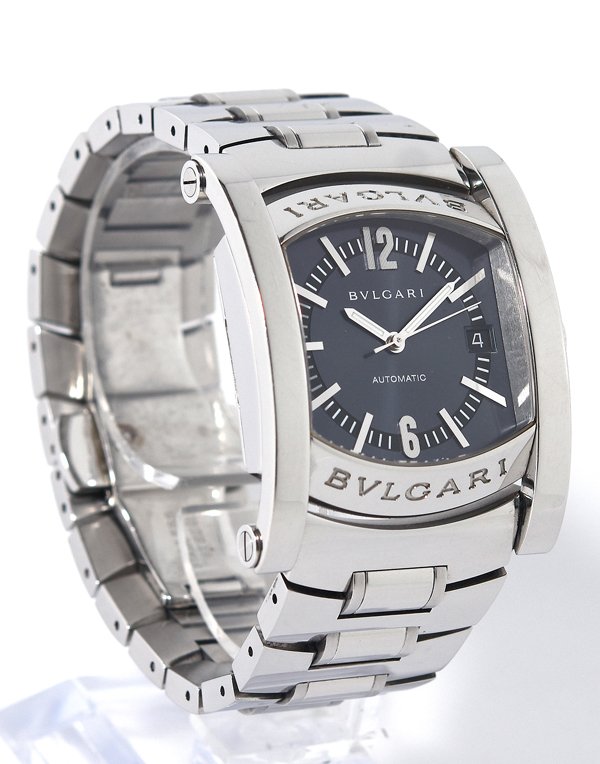 ★箱保付！良品！BVLGARI ブルガリ アショーマ AA44S デイト SS 自動巻き メンズ★