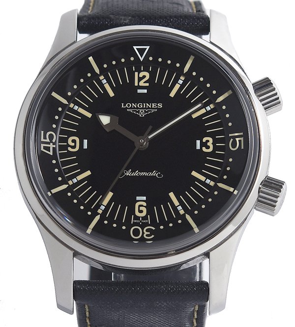 ★箱付！美品！LONGINES ロンジン LEGEND DIVER レジェンドダイバー L3.674.4 自動巻き メンズ★