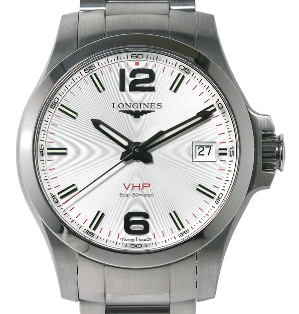 ★2025年12月購入！箱・ギャラ付！新品同様！LONGINES ロンジン コンクエスト V.H.P. L3.716.4.76.6 クォーツ メンズ★