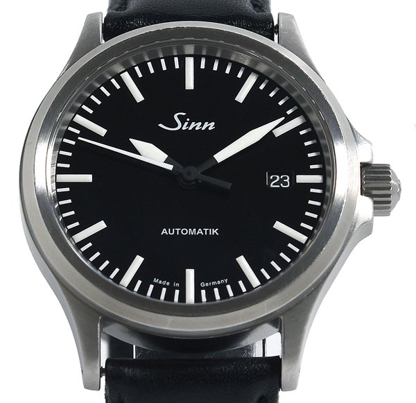 OH済 箱・ギャラ付 美品 Sinn ジン 556 デイト 自動巻き メンズ[Brand