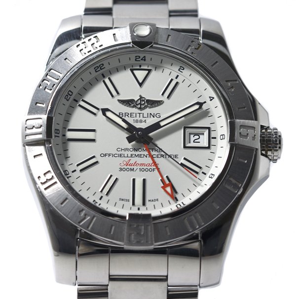 箱・ギャラ付 美品 BREITLING ブライトリング アベンジャー II GMT A32390 A ...