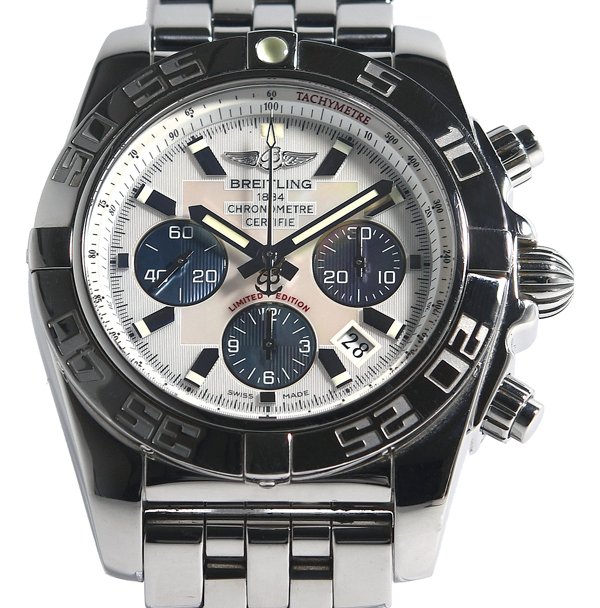 OH済 箱付 美品 BREITLING ブライトリング クロノマット AB0110 A011AJLP ...