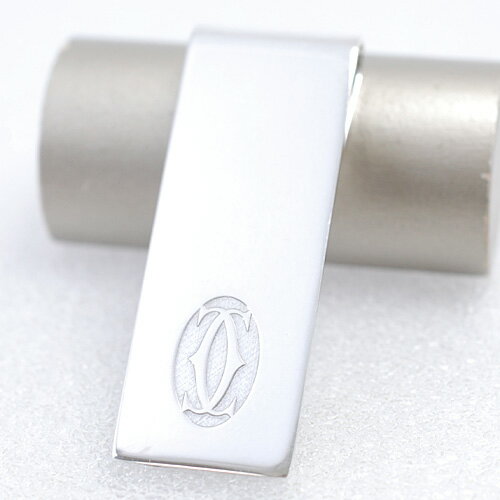 カルティエ 925 C2 マネークリップ ロゴ 2C スターリングシルバー 仕上げ済み【中古】