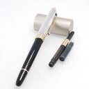 モンブラン #144 Ag925 マイスターシュテュック ソリテール ドゥエ 万年筆 ペン先 18K 750/両用式 筆記確認済み【中古】(3)