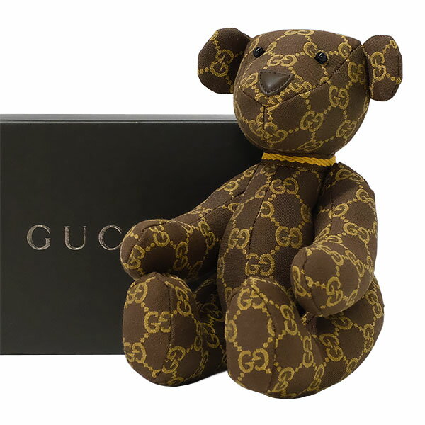 楽天市場】gucci グッチ ggキャンバス テディベア ぬいぐるみの通販 楽天市場】gucci グッチ ggキャンバス テディベア ぬいぐるみの通販