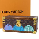 【送料無料】【本物】希少★LOUISVUITTON★ルイヴィトン★LV×YK★コフレアクセソワール★モノグラム×ターコイズブルー★M10124★宝石箱★754-...