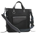 送料無料 本物 極美品 ChristianDior クリスチャンディオール サドルトートバック Dior×sacai ディオール×サカイ 2WAYトートバック ...