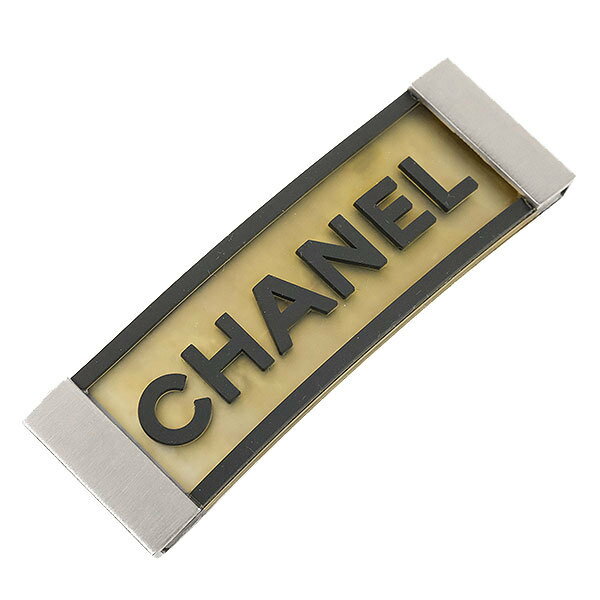 【送料無料】【本物】CHANEL★シャネル★バレッタ★01P★ロゴデザイン★ラバー×ステンレス★ブラック★ヘアアクセサリー★レディースアクセサリー★おしゃれ★可愛い★52463M★