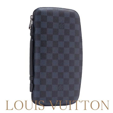 【本物】LOUISVUITTON★ルイヴィトン★ダミエコバルト★アトール★N63222★トラベルケース★長財布★セカンドバック★メンズ★【送料無料】【中古】388-50