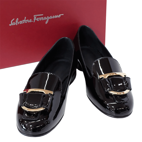 ̵ۡʪSalvatoreFerragamoȡե饬եåȥ塼ѥץʥ֥å4 1/222.5cm4232-2