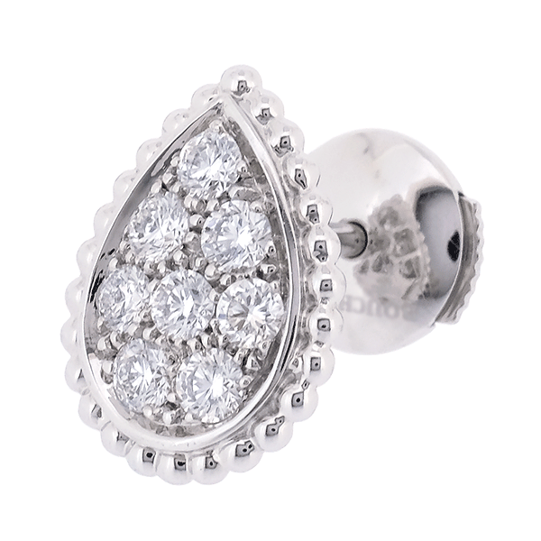 【送料無料】【本物】BOUCHERON★ブシュロン★750WG★セルパンボエム★スタッズイヤリングスモール★ダイヤモンド★片方★ホワイトゴールド★3932-11のサムネイル