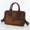 【中古】 Berluti ベルルッティ アンジュール ガリバー スクリットレザー ブリーフケース ヴェネチアレザー メンズ ABランク