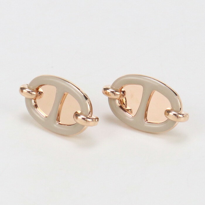 【中古】 HERMES エルメス ミニ・マイヨン ピアス ピアス メタル ピンクゴールドプレーテッド レディース ブランド アクセサリー Sランク 未使用品のサムネイル