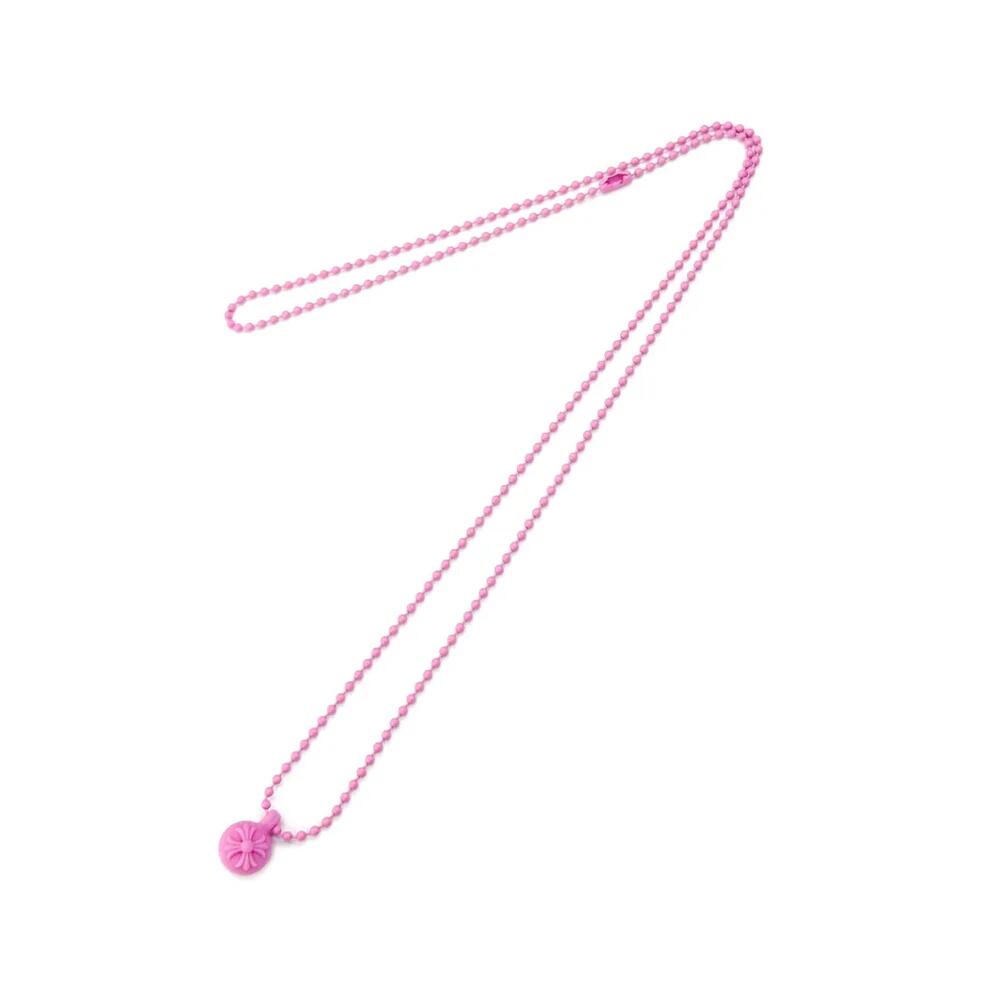 Rakuten - 【中古・未使用】クロムハーツ CHROME HEARTS シリコンネックレス ピンク ワンボール