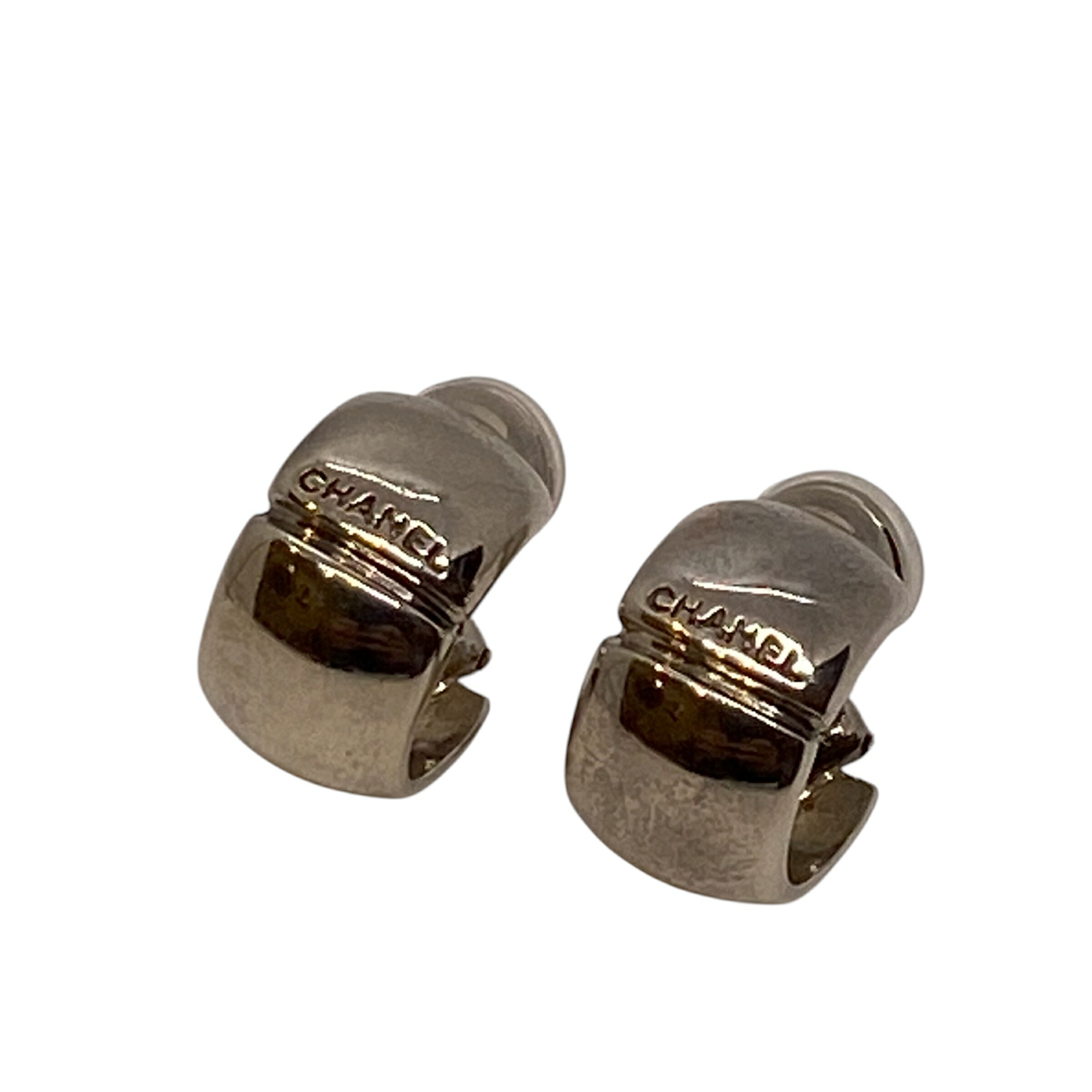 Turquoise - 【中古】 CHANEL シャネル ヴィンテージ フープ イヤリング SV925 ブランド レディース　ABランク