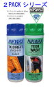 『2PACKシリーズ』NIKWAX テックウォッシュ + TX.ダイレクトWASH-IN 各300ml 撥水生地用洗濯洗剤 + 防水透湿生地用撥水剤 防水剤 内...